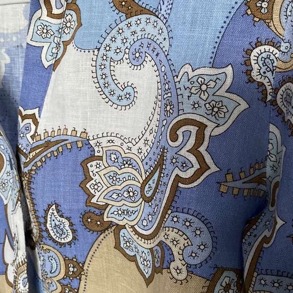 JM Collection 100% linen top - Picture 3 of 15